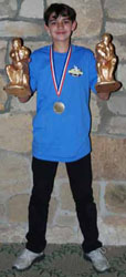 Elementary Sweepstakes Champion Jackson Bourgeois